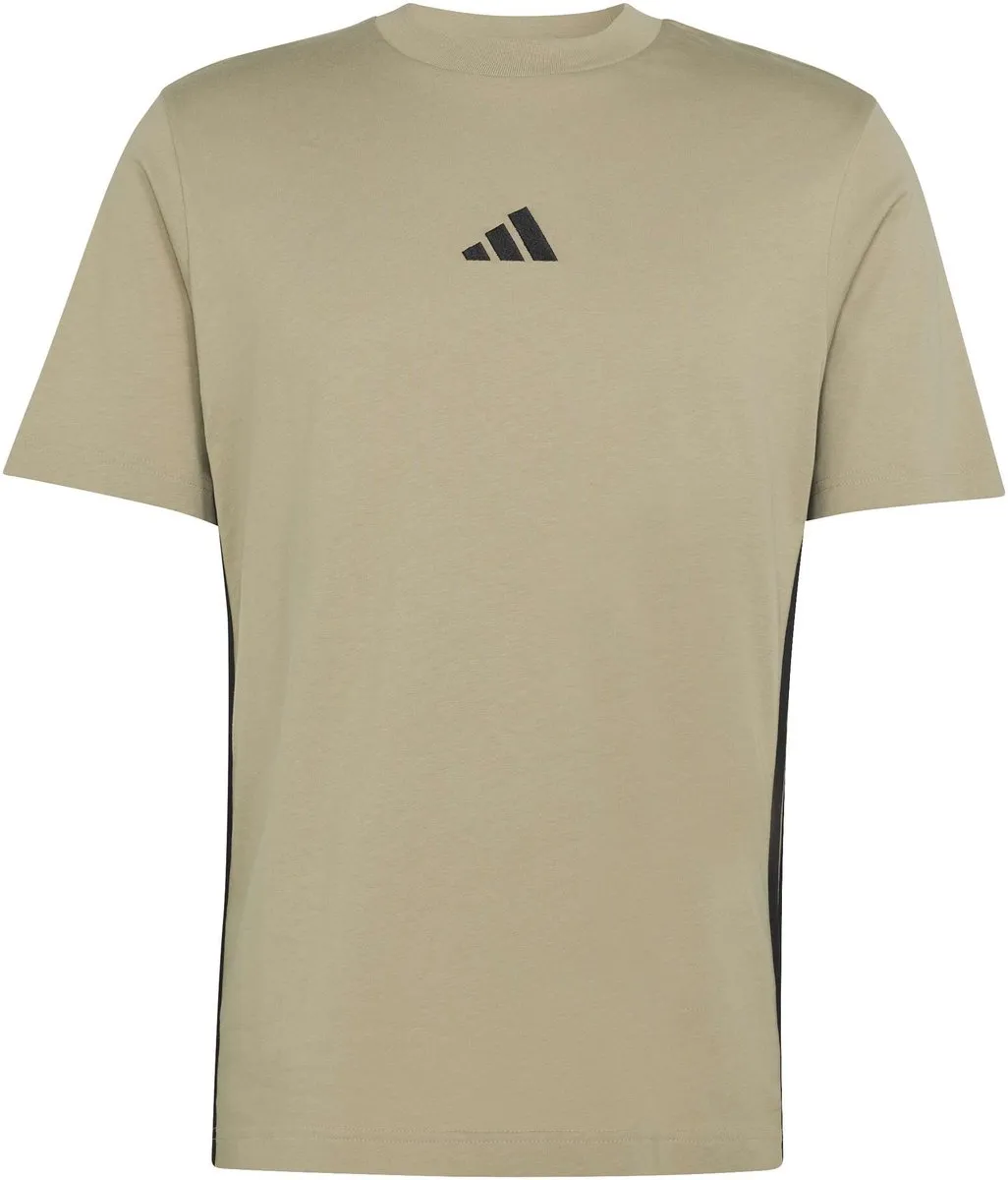 Adidas M 3S SJ T-shirt Heren - Bruin