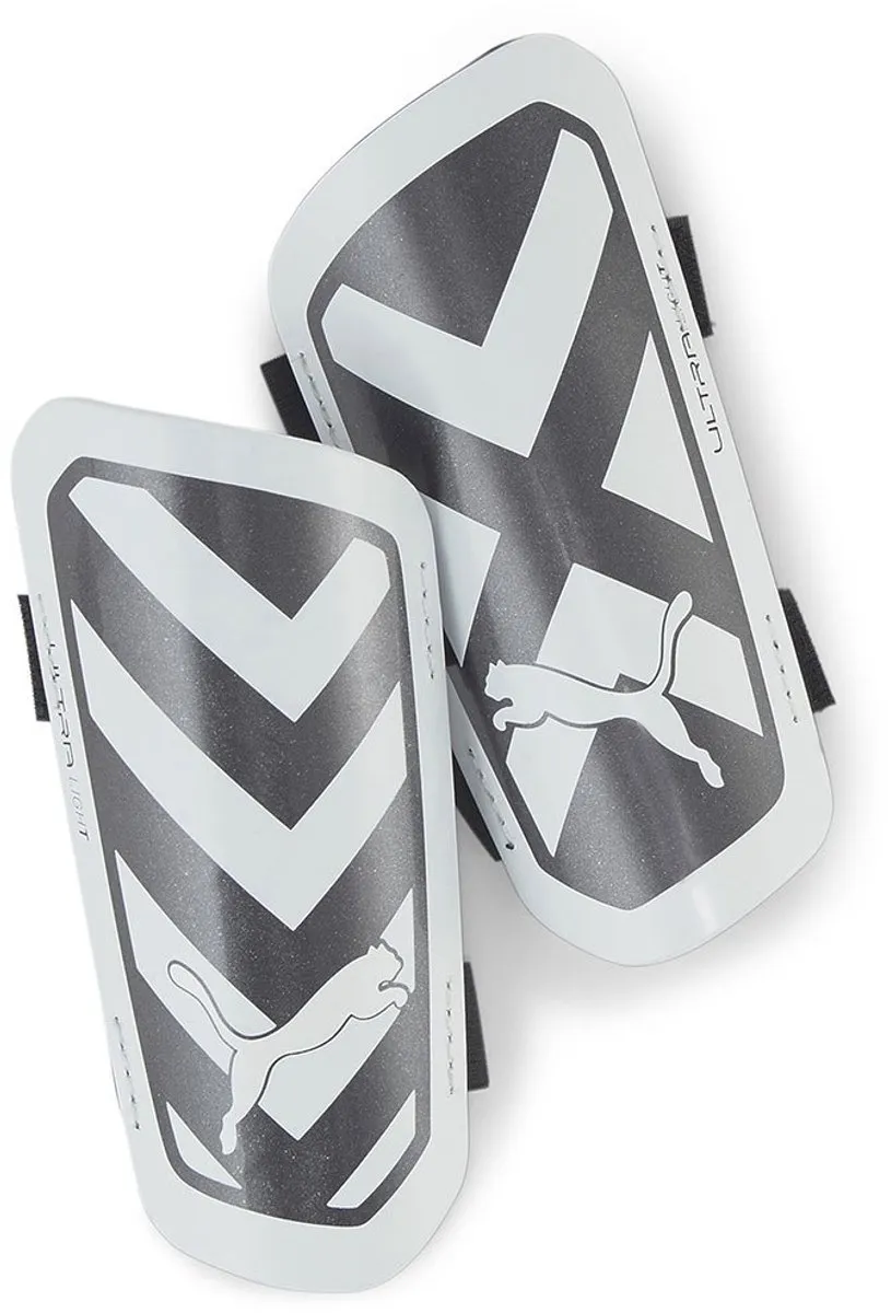 PUMA Ultra Light Strap Scheenbeschermers XS - Zwart/Wit