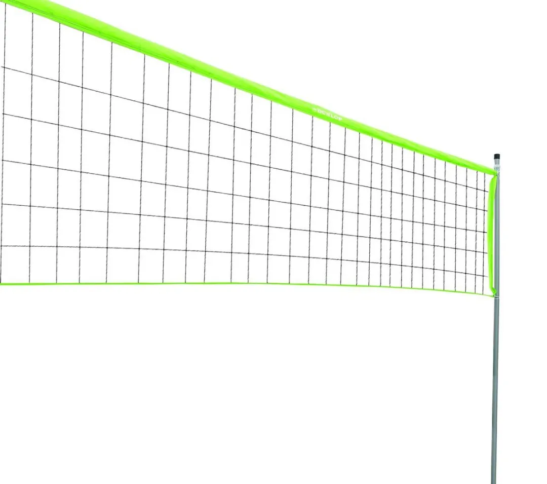 Dunlop Volleybalset Compleet - 600x220cm - Groen/Wit/Zwart/Grijs