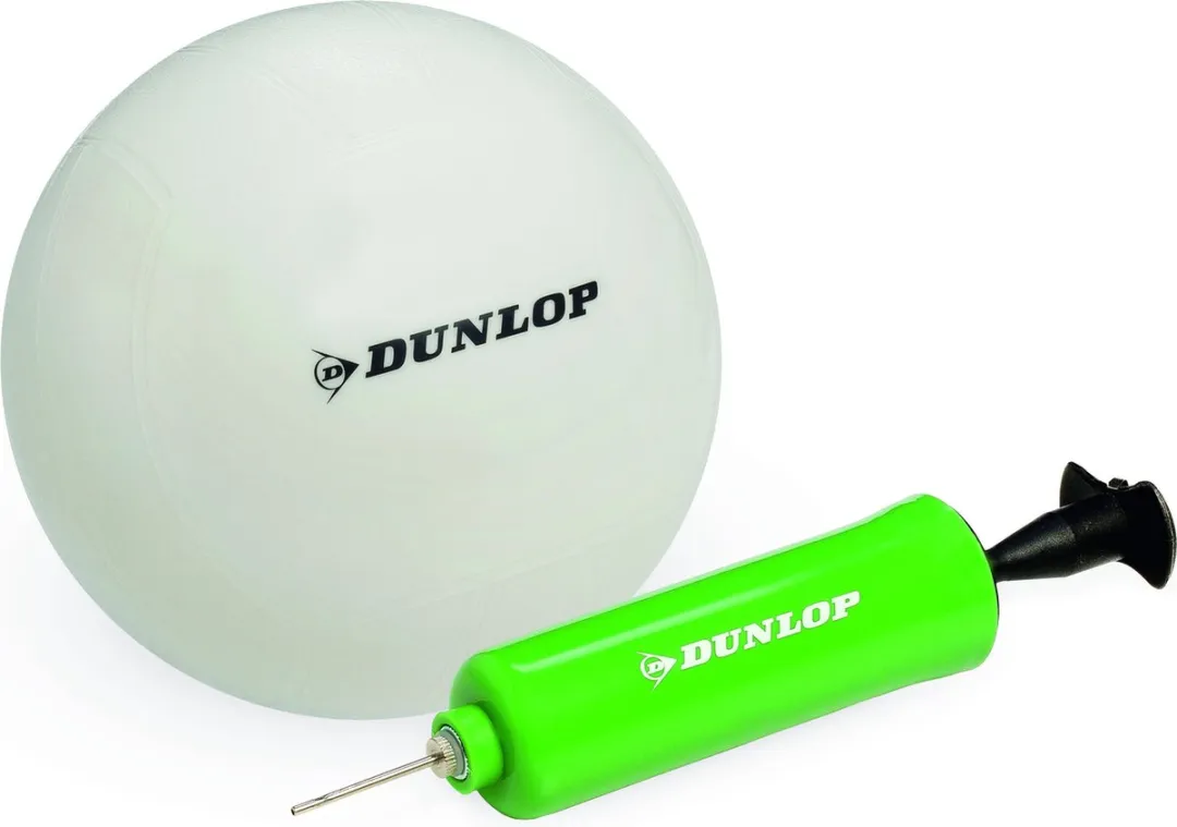Dunlop Volleybalset Compleet - 600x220cm - Groen/Wit/Zwart/Grijs