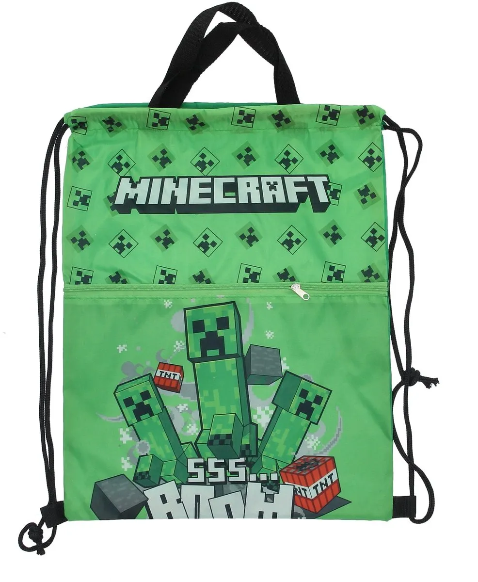 Minecraft Luxe Gymtas