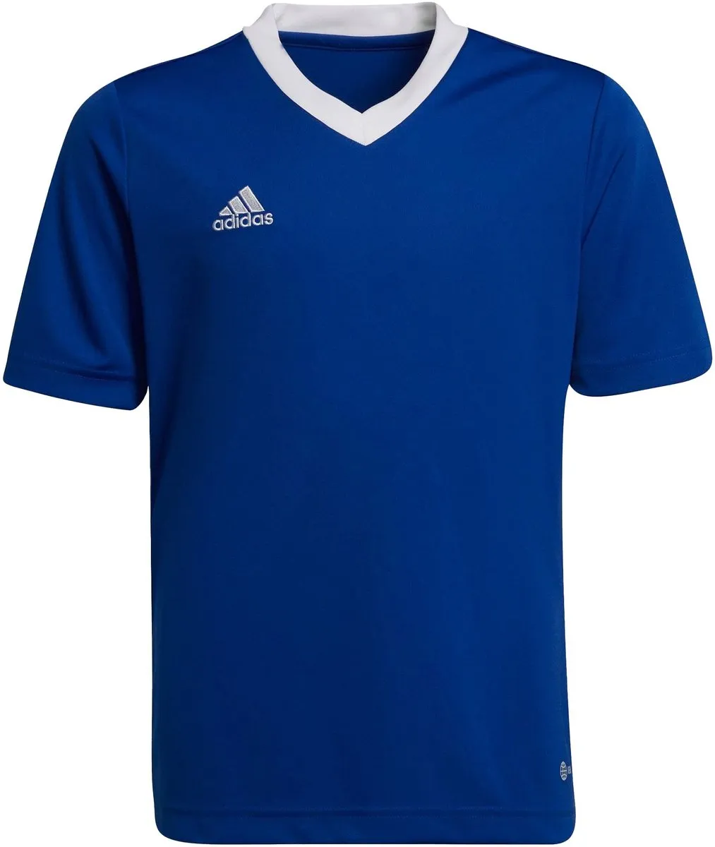 Adidas Entrada 22 SS Shirt Junior H57496 - Maat 176 - Rood/Wit