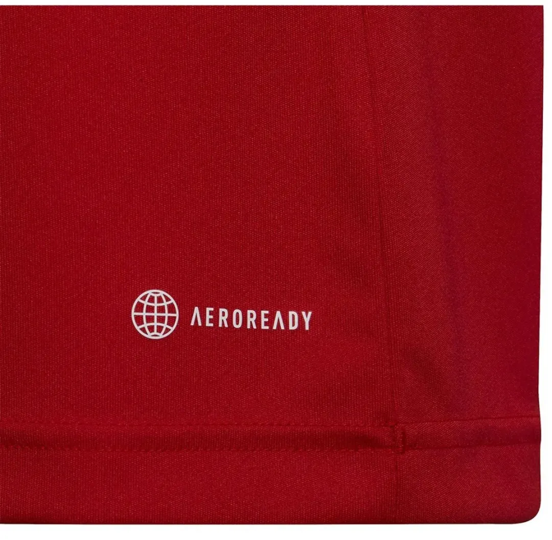 Adidas Entrada 22 SS Shirt Junior H57496 - Maat 176 - Rood/Wit