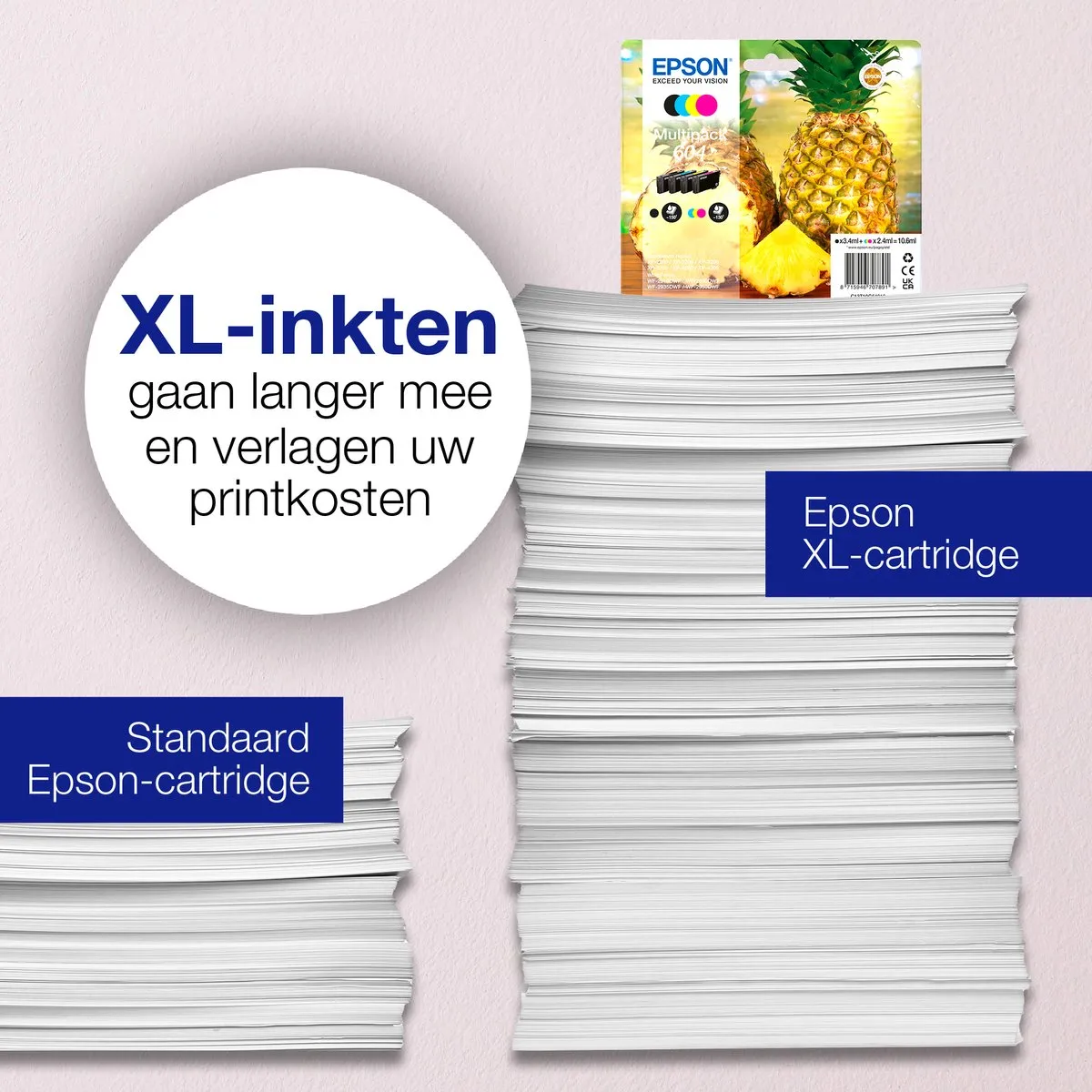 Epson 604XL Inktcartridge Multipack - 4 Stuks