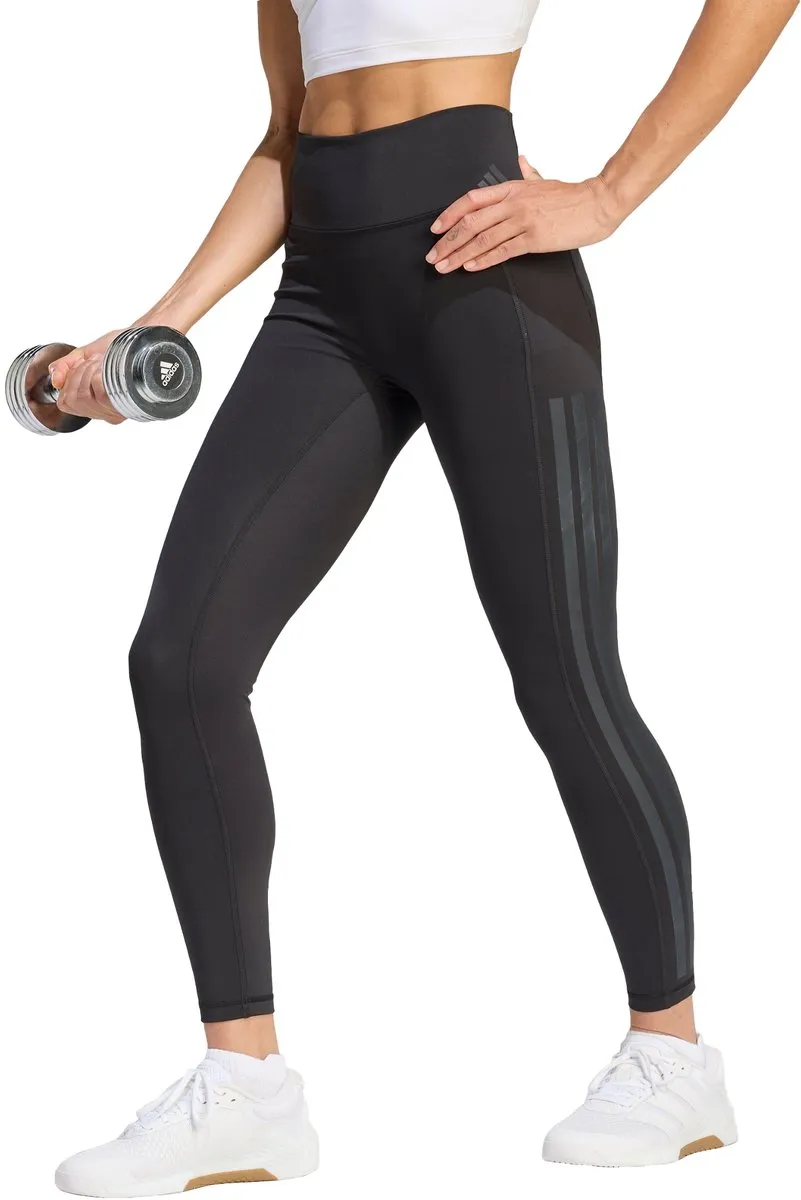 Adidas Performance Optime 3-Stripes 7/8 Workoutlegging XXS - Zwart