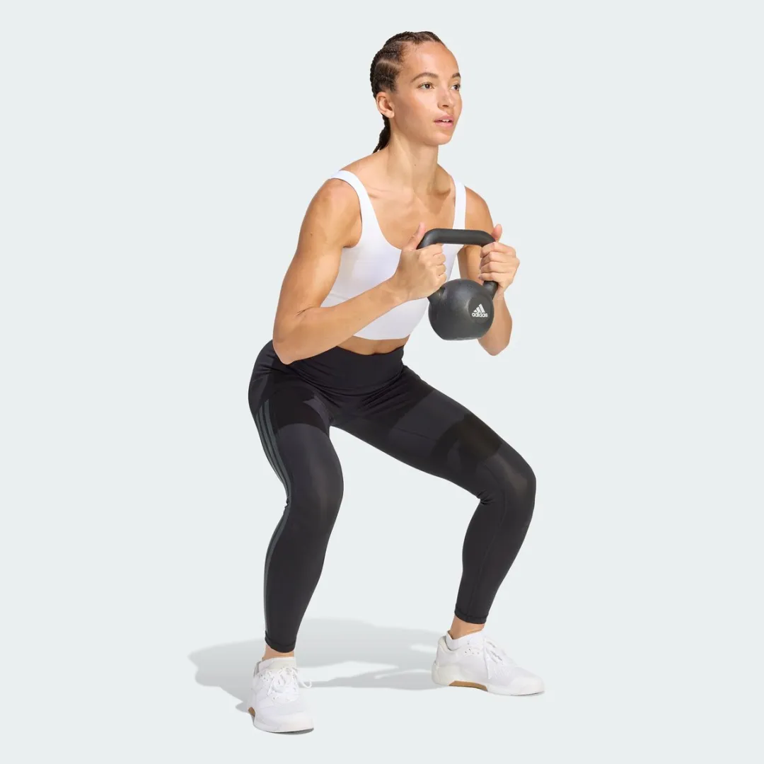 Adidas Performance Optime 3-Stripes 7/8 Workoutlegging XXS - Zwart