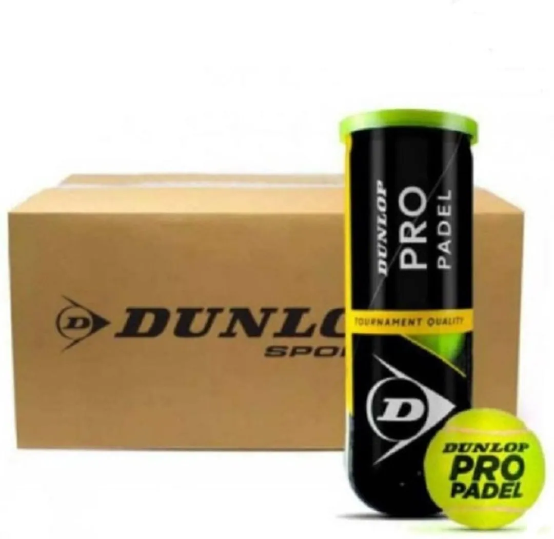 Dunlop Pro Padelballen - 72 Stuks (24x3) - Geel