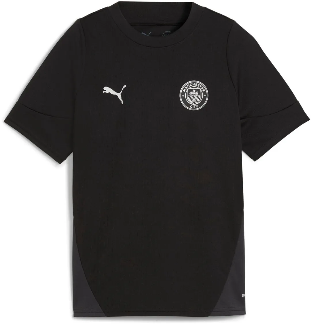 PUMA Manchester City Trainingsshirt 128 - Zwart