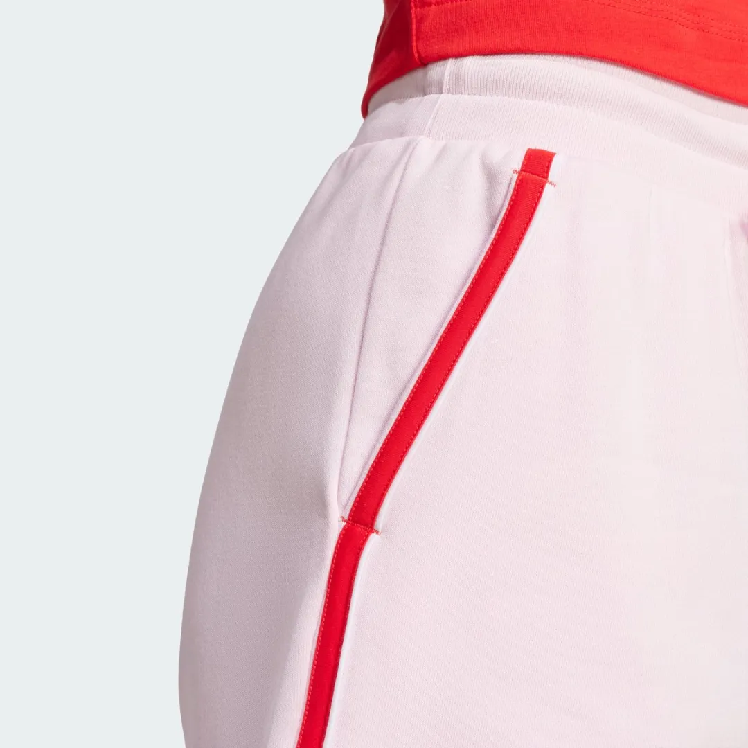 adidas Essentials Color Pop French Terry Short Dames - Roze XS - afbeelding 6 van 6