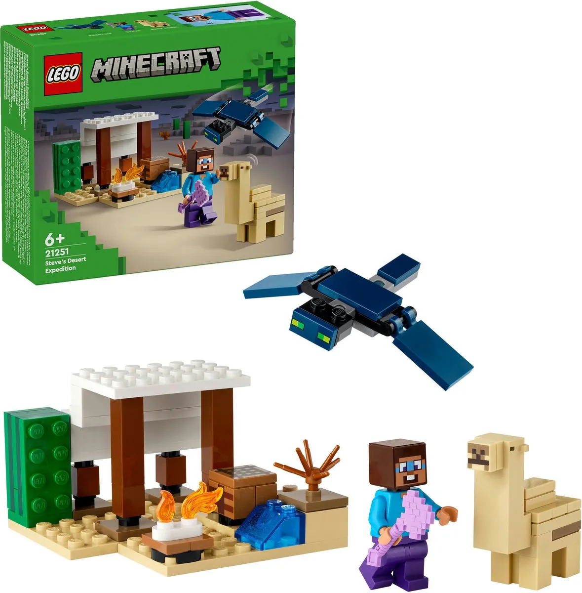 LEGO Minecraft Steve's Woestijnexpeditie 21251 - Meerkleurig