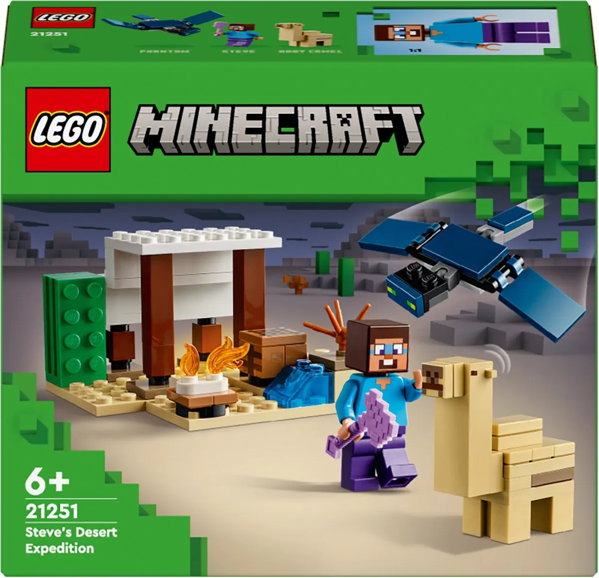 LEGO Minecraft Steve's Woestijnexpeditie 21251 - Meerkleurig