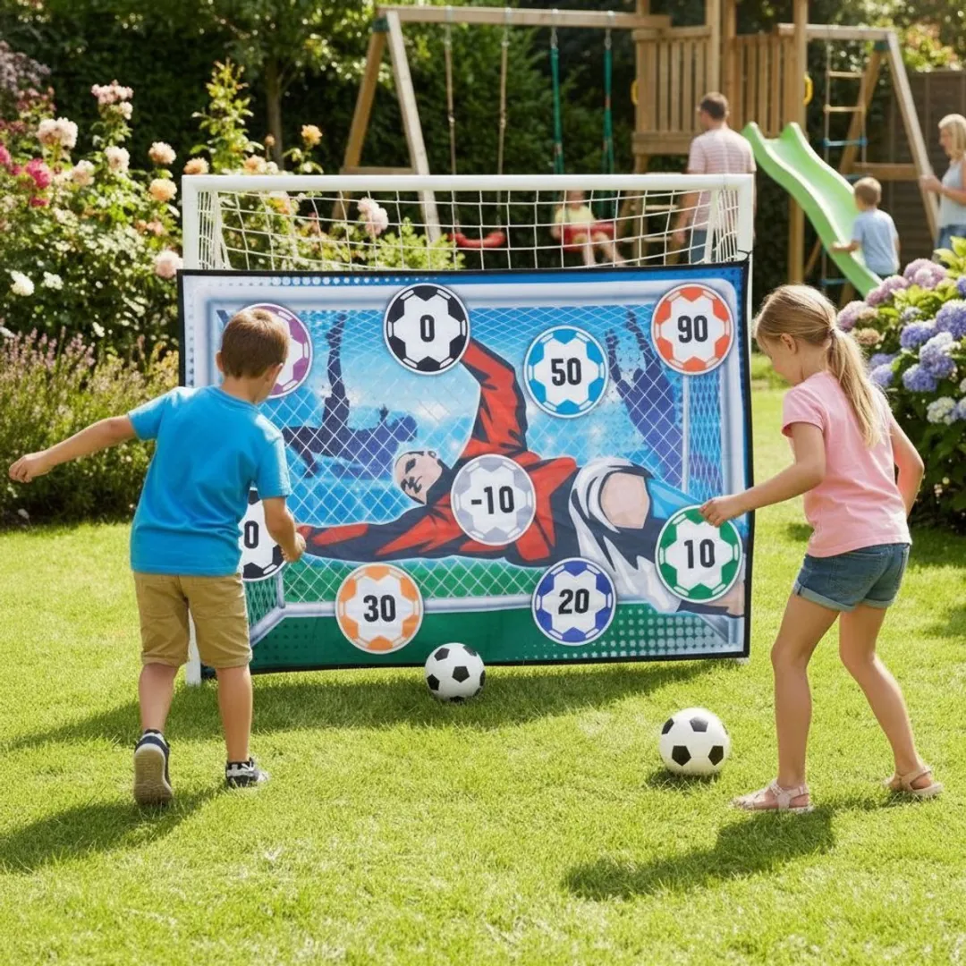 Eddy Toys Voetbaldoel Speelset - Meerkleurig
