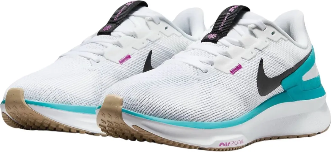 Nike Zoom Structure 25 Hardloopschoenen W V - Maat 40 - Wit/Blauw/Zwart
