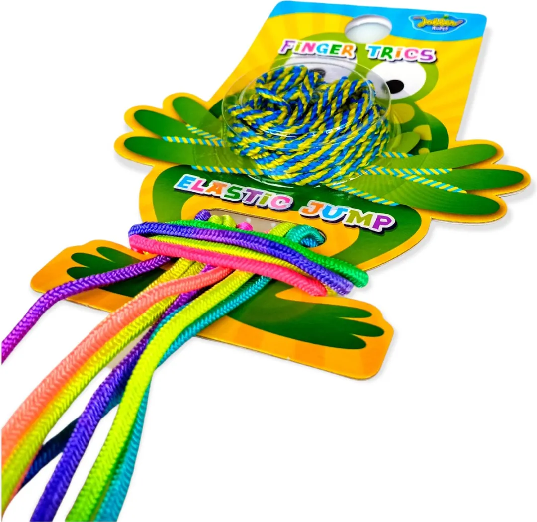 Jobber Toys Spring Elastiek Regenboog Unicorn - Multicolor