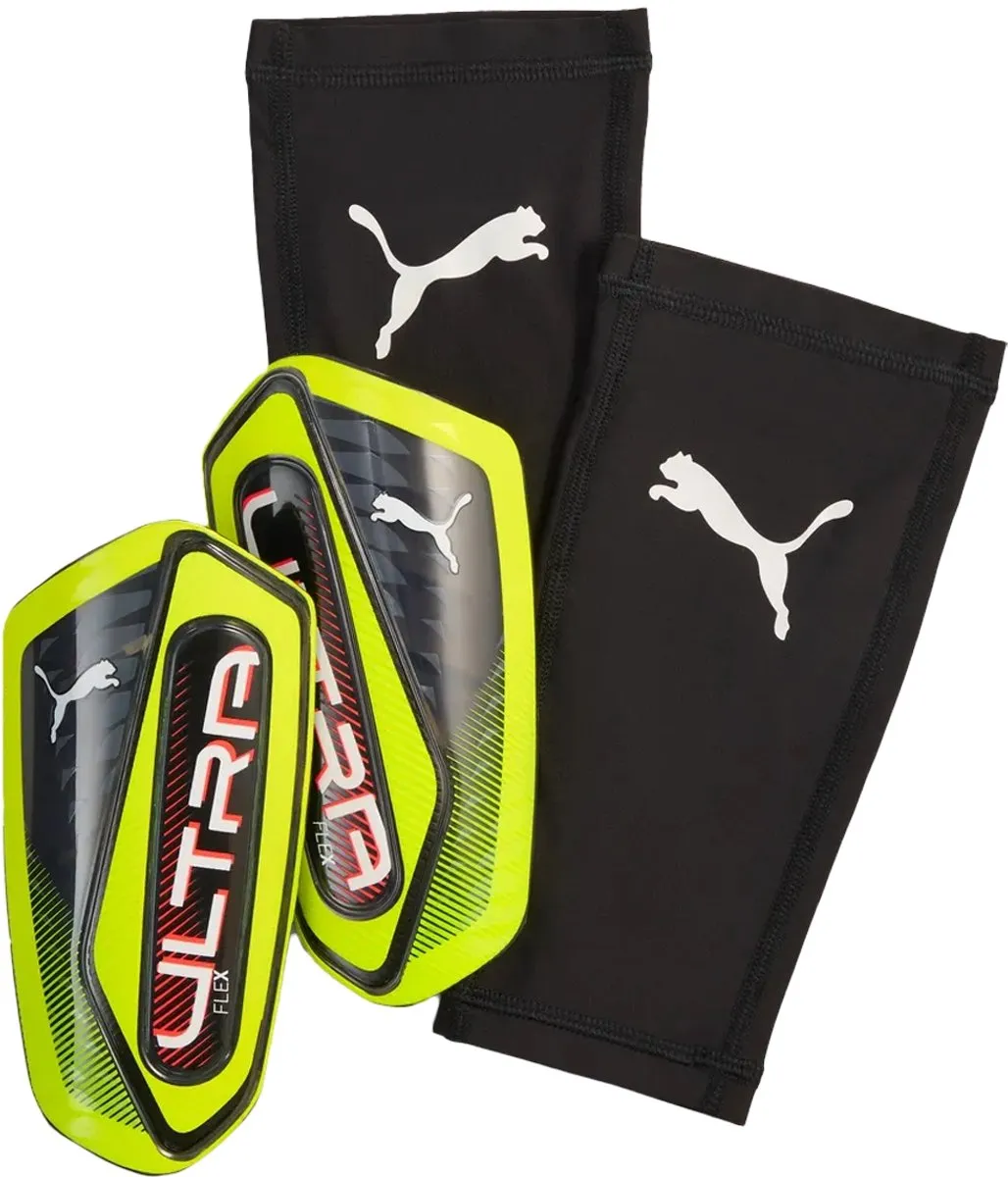 PUMA Ultra Flex Sleeve Scheenbeschermer Heren - Zwart L