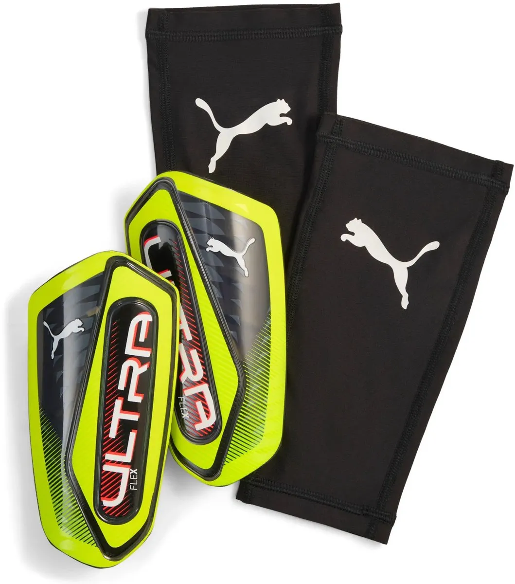 PUMA Ultra Flex Sleeve Scheenbeschermer Heren - Zwart L