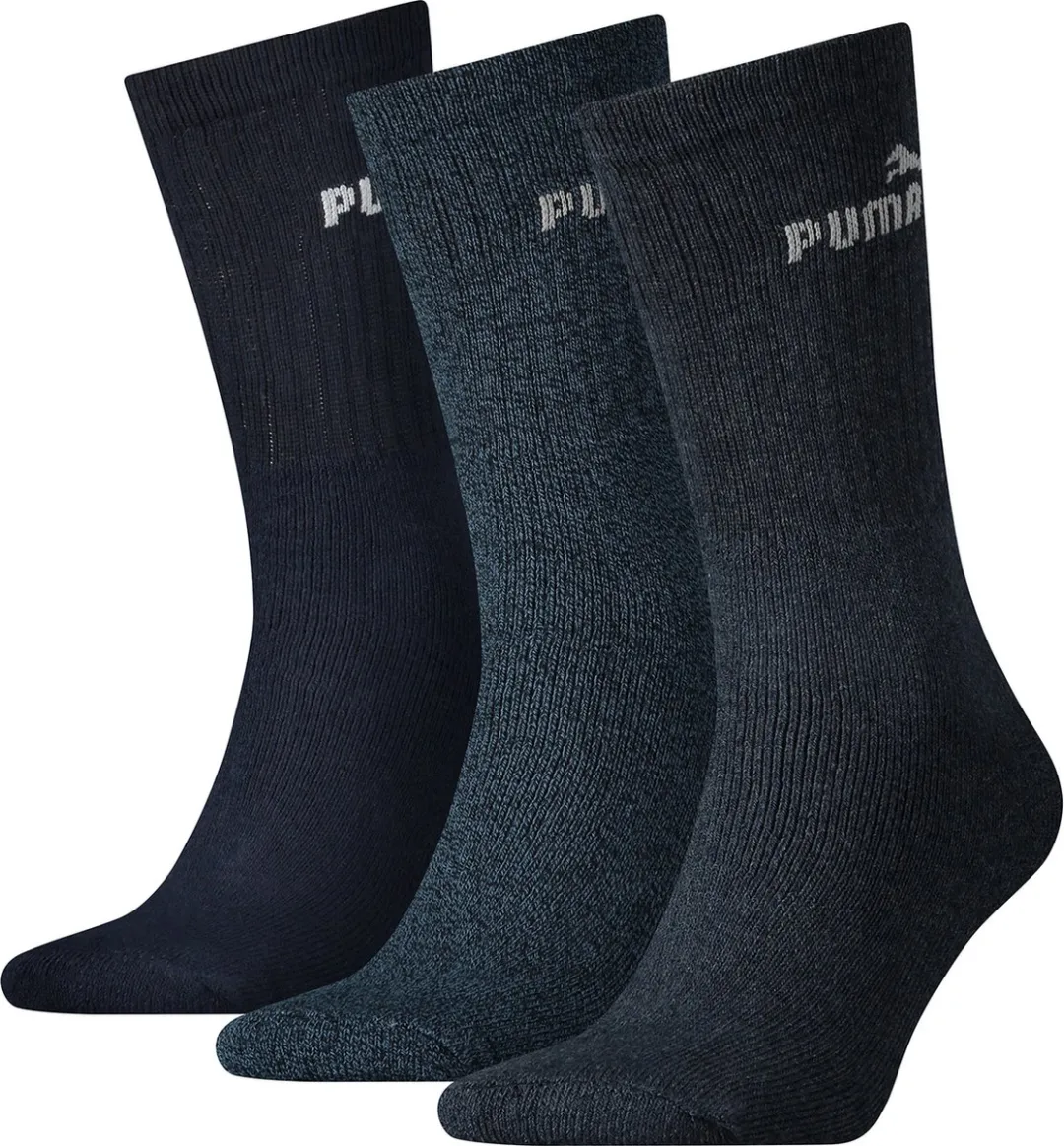 PUMA Tennissokken Chestnut Combi - 3 Paar