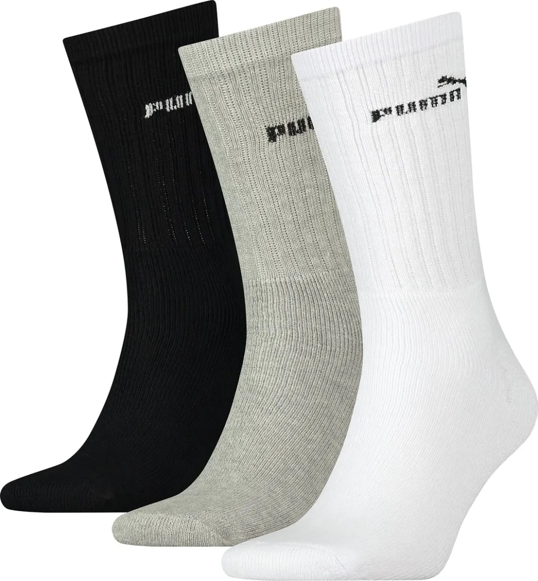 PUMA Tennissokken Chestnut Combi - 3 Paar