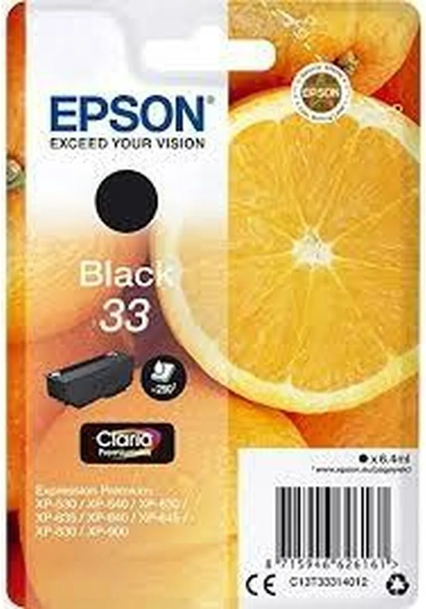 Epson Claria Premium C13T33314010 Cartouche - Zwart