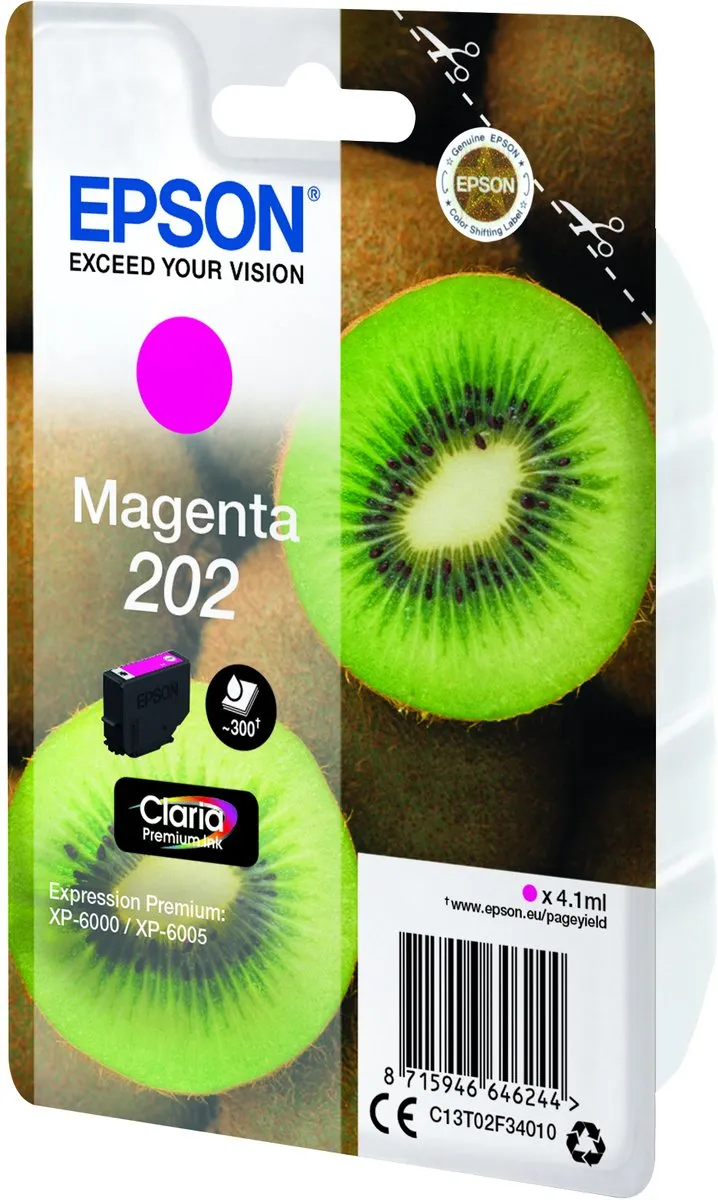 Epson Claria Premium Ink C13T02F34020 Magenta - 4.1ml