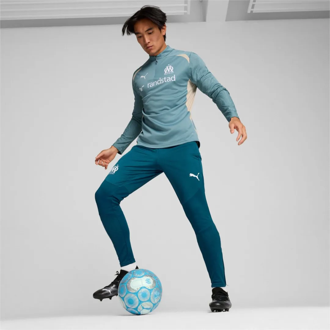 PUMA Olympique Marseille Trainingsbroek M - Blauw
