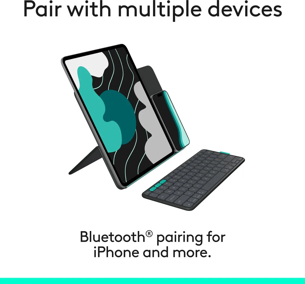 Logitech Flip Folio Toetsenbordcase iPad Pro/Air 13 - Graphite - 920-013388