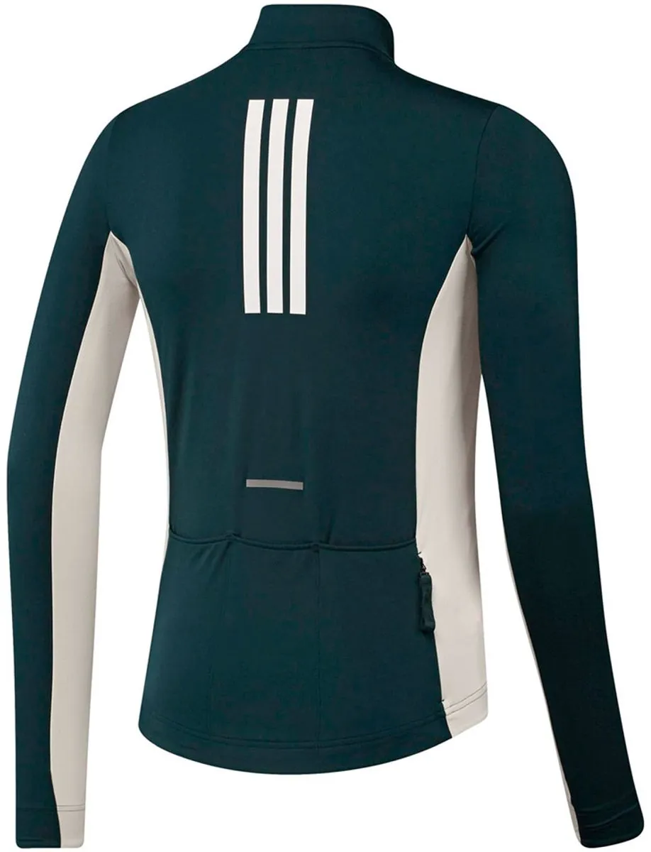 Adidas Tempo 3 Stripes Trui Lange Mouwen S - Blauw