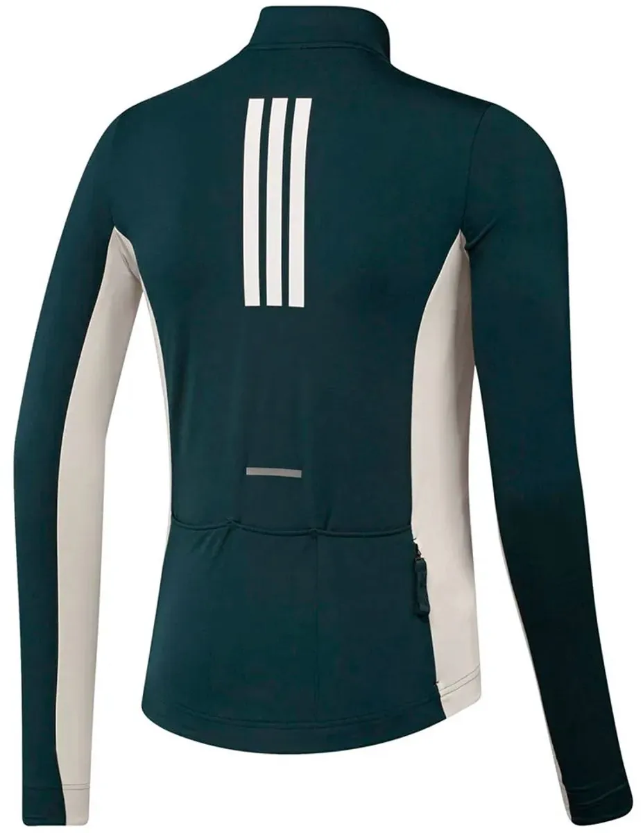 Adidas Tempo 3 Stripes Trui Lange Mouwen S - Blauw