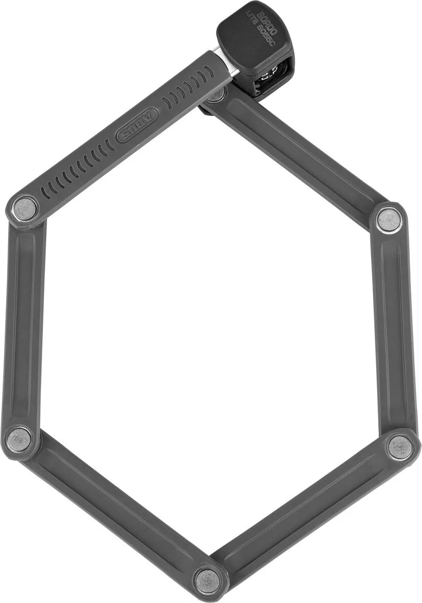 ABUS Bordo Combo Lite 6055C/85 Vouwslot - Zwart