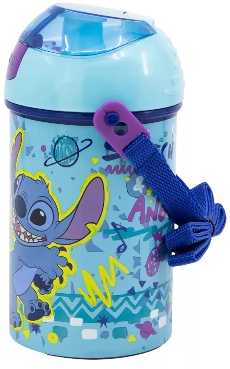 Disney Lilo en Stitch Bidon 450ml - Blauw