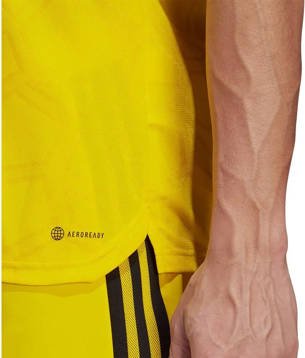 Adidas Condivo 22 MD Korte Mouwen T-shirt - Geel - Maat M