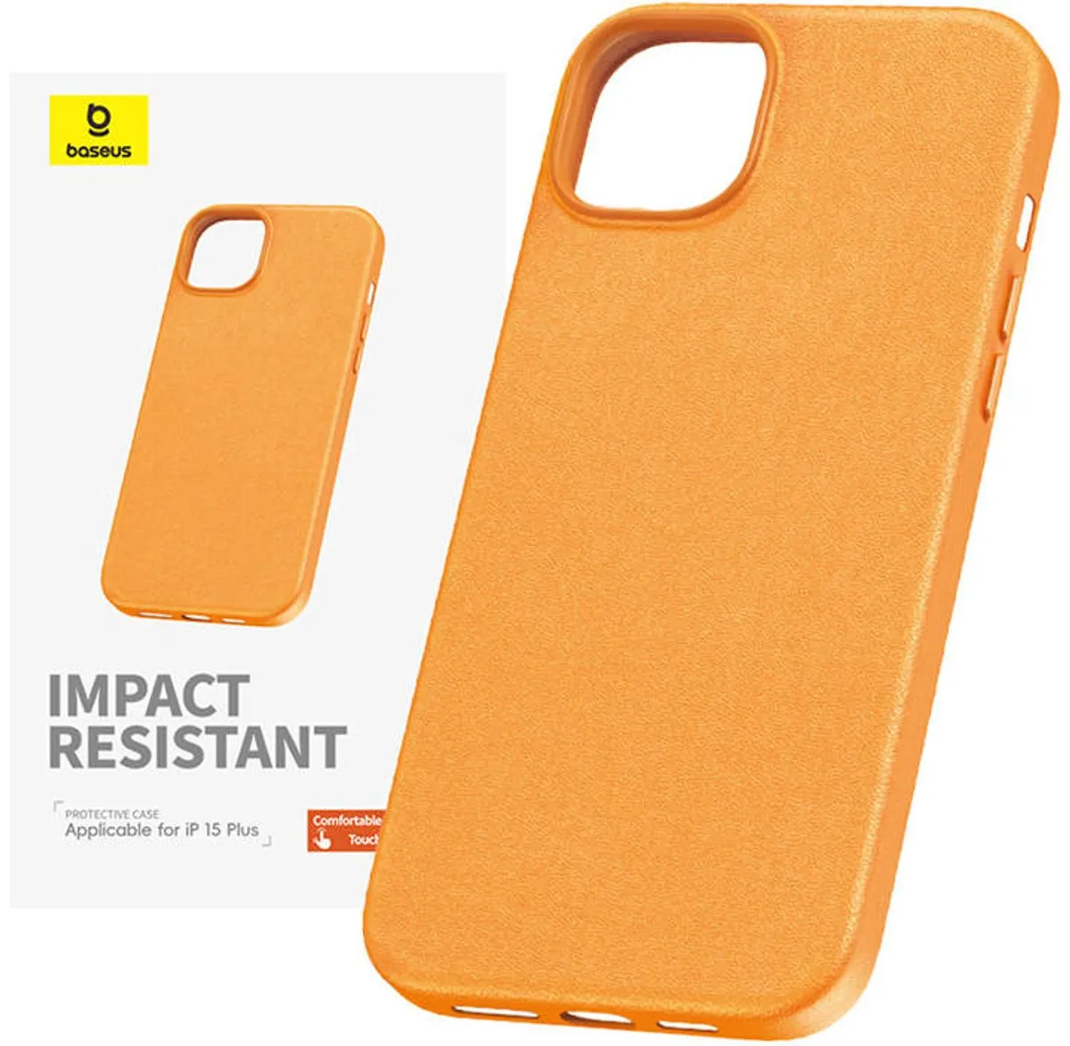 Baseus Fauxther Series Hoesje iPhone 15 Plus