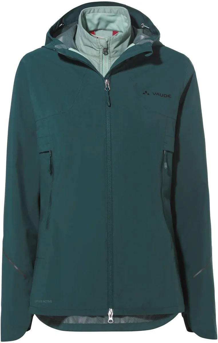 Vaude Yaras 3in1 Jas XXL - Donkerblauw/Linnen