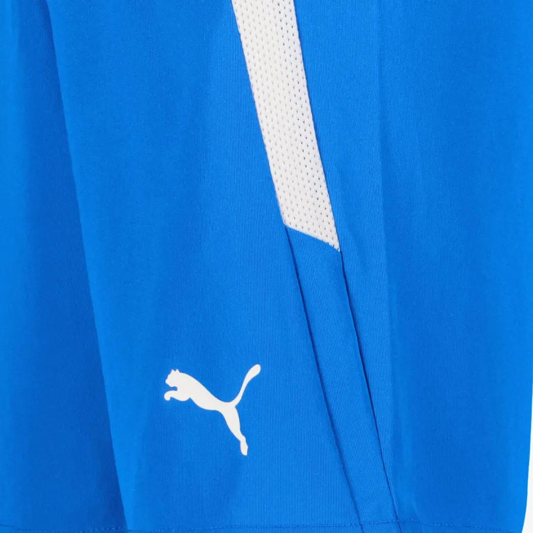 PUMA TeamLIGA Shorts Jr 128 - Electric Blue Lemonade