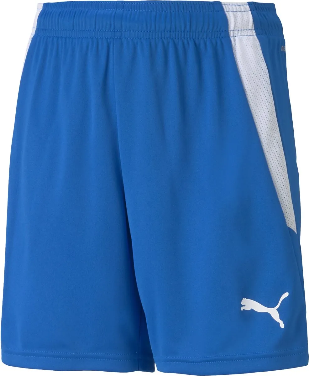 PUMA TeamLIGA Shorts Jr 128 - Electric Blue Lemonade