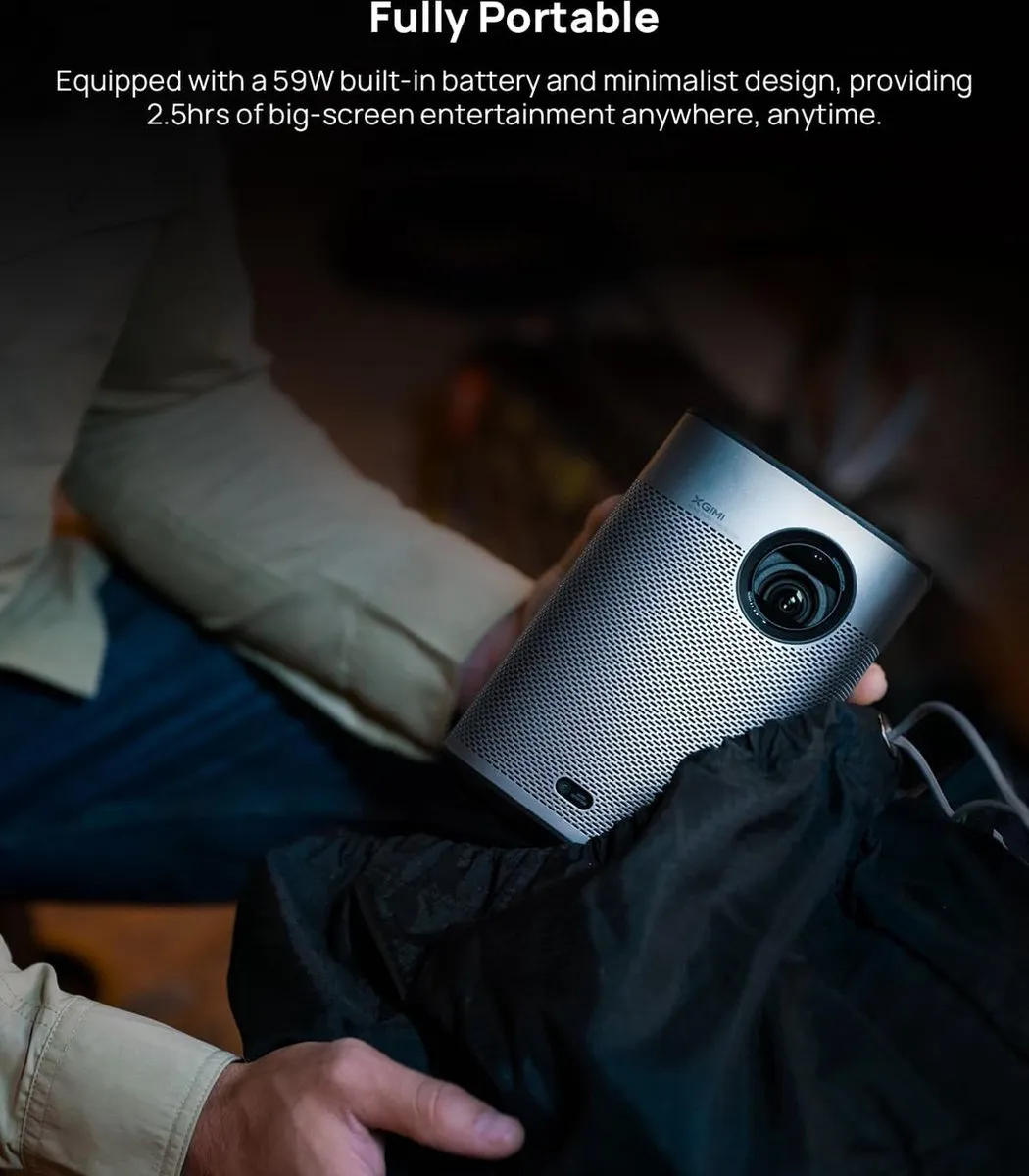 XGIMI Halo+ Draagbare Projector - 700 ISO Lumen - Zwart