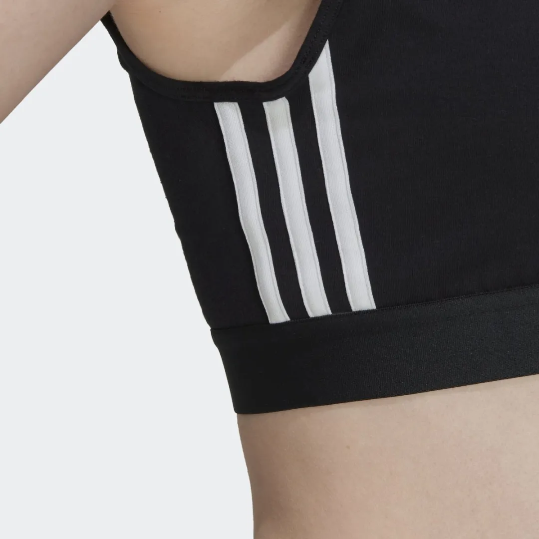 adidas Sportswear Essentials 3-Stripes Croptop - Zwart - XS