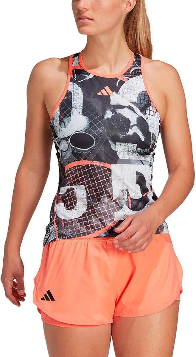 Adidas Tennis Tanktop Dames - XS - Zwart