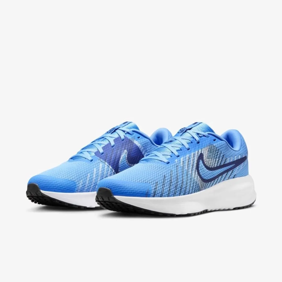 Nike Run Defy Heren Hardloopschoenen - Maat 40 - Blauw/Wit