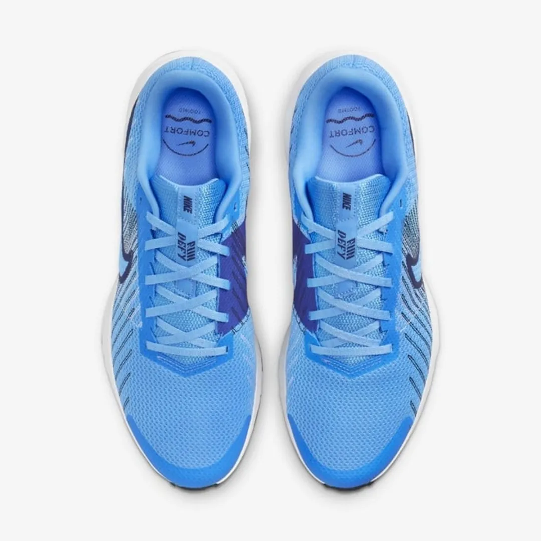 Nike Run Defy Heren Hardloopschoenen - Maat 40 - Blauw/Wit
