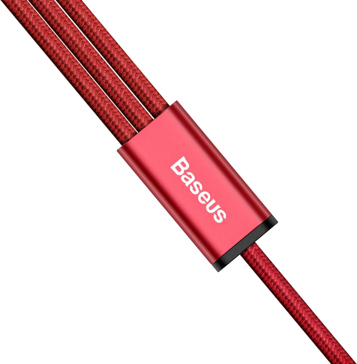 Baseus Rapid 3-in-1 Kabel Lightning/USB-C/Micro USB 120cm - Rood