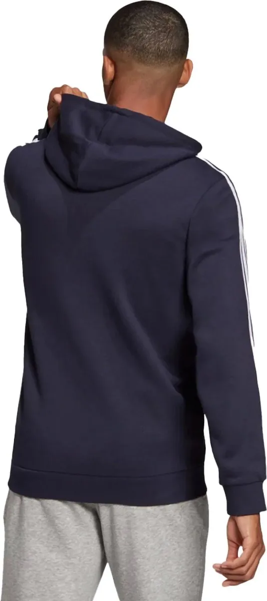 adidas Essentials Fleece FZ Hood Heren - Navy S