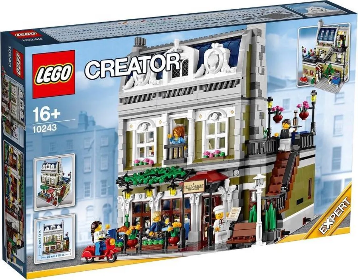 LEGO Creator Expert Parisian Restaurant 10243 - 2469 Stukken - afbeelding 2 van 5