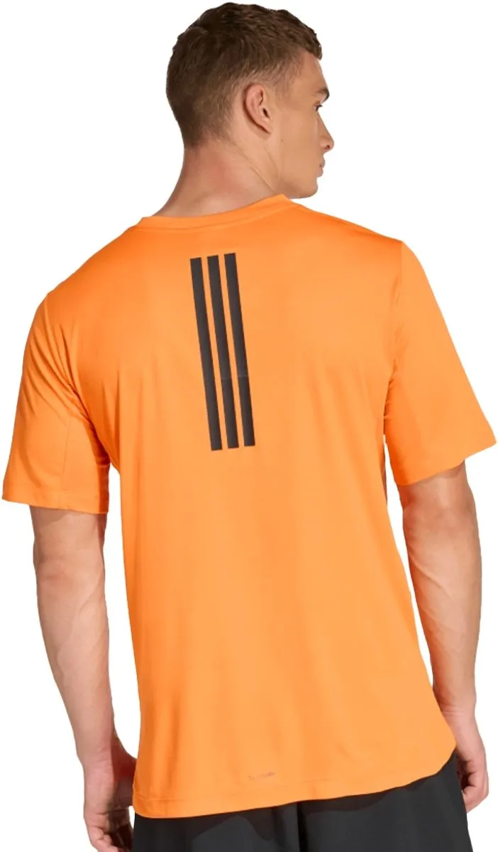Adidas D4T Primelift 3 Stripes T-shirt M - Oranje