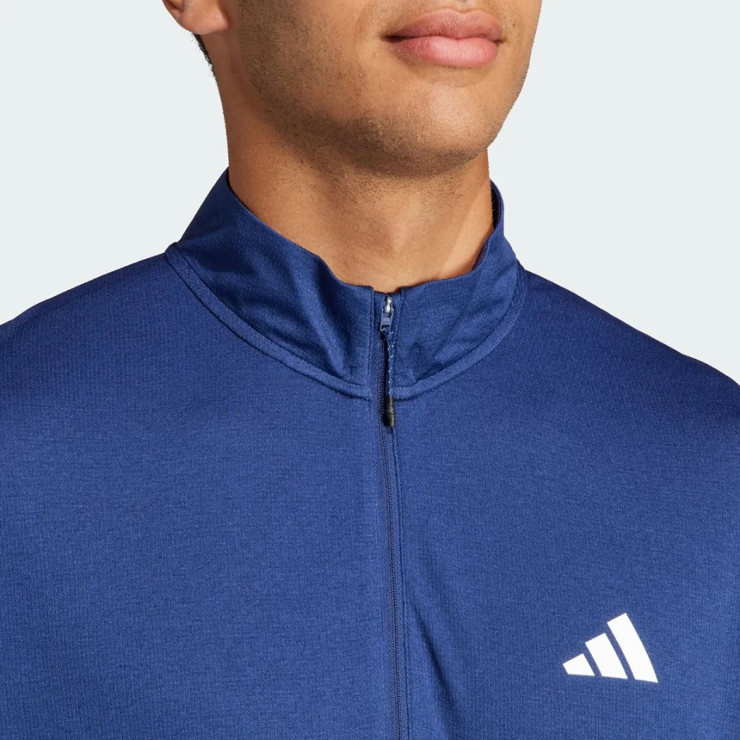 adidas Performance Train Essentials Longsleeve Heren - Blauw XS