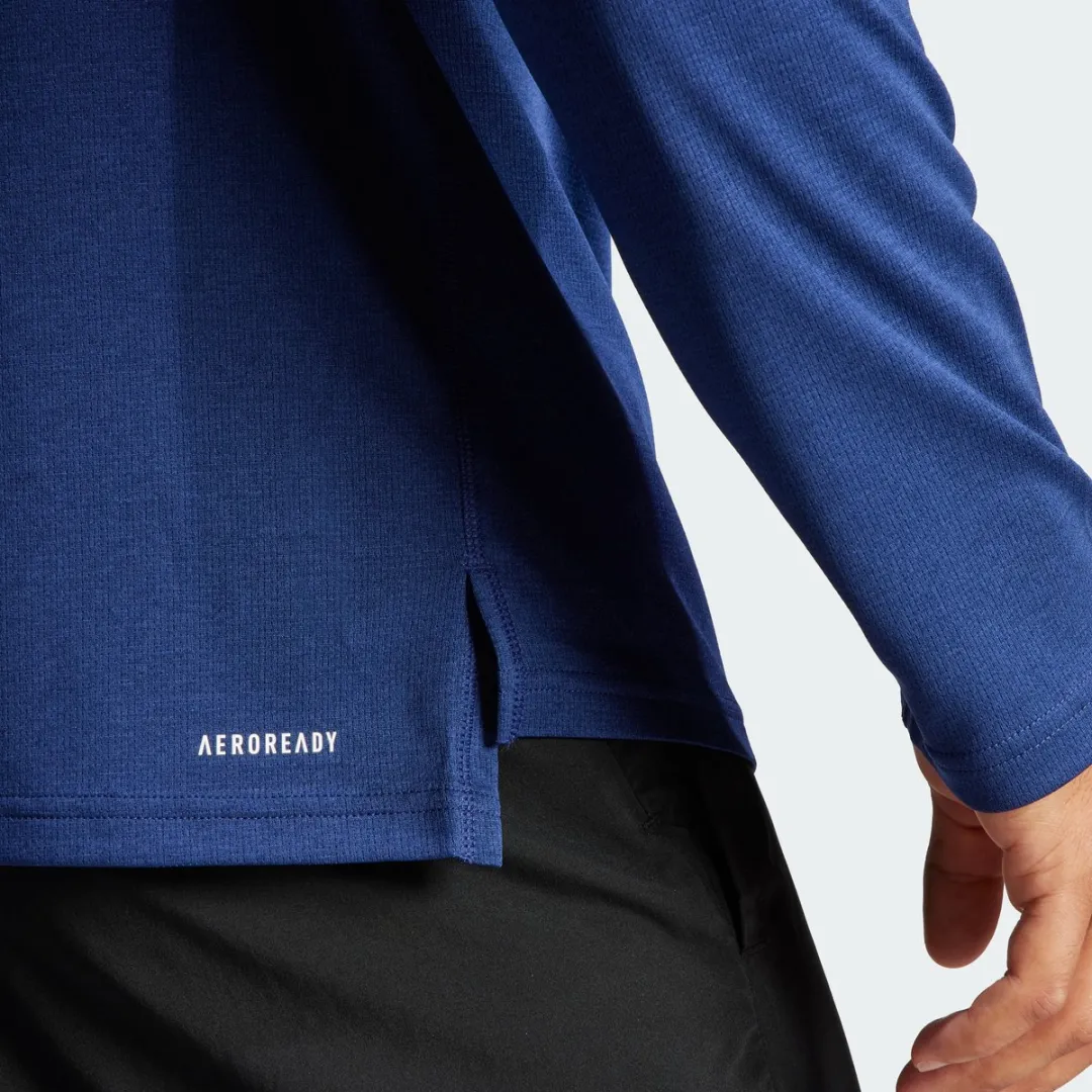 adidas Performance Train Essentials Longsleeve Heren - Blauw XS