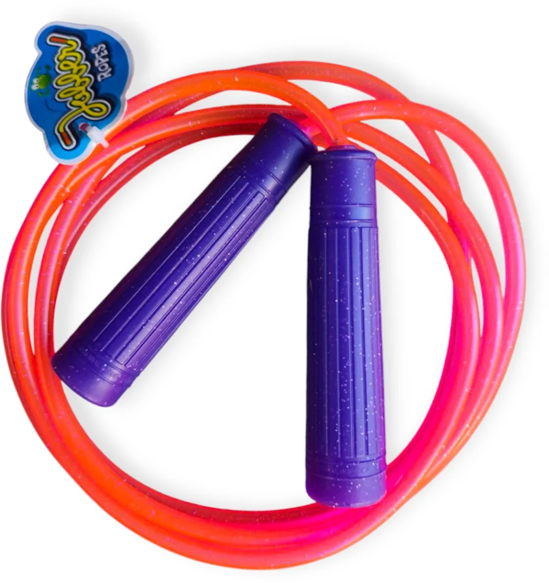 Jobber Toys Glitter Springtouw Roze