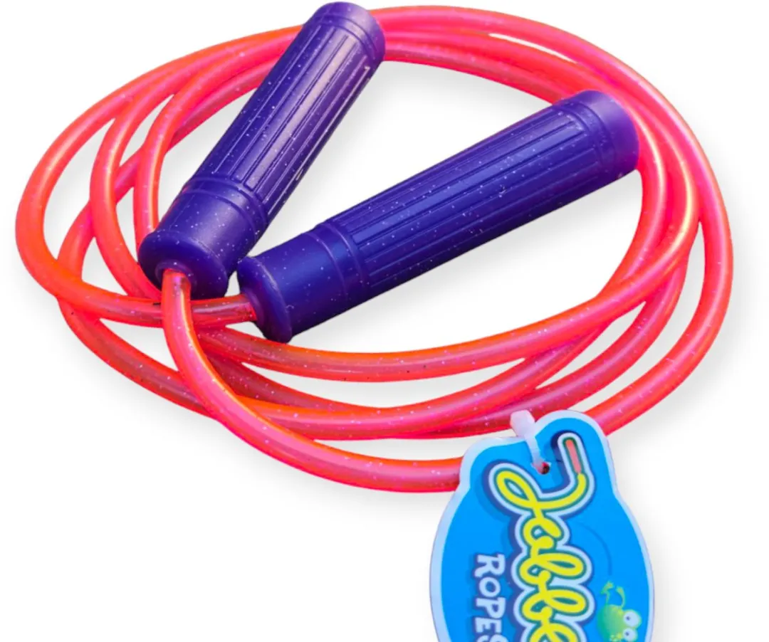 Jobber Toys Glitter Springtouw Roze