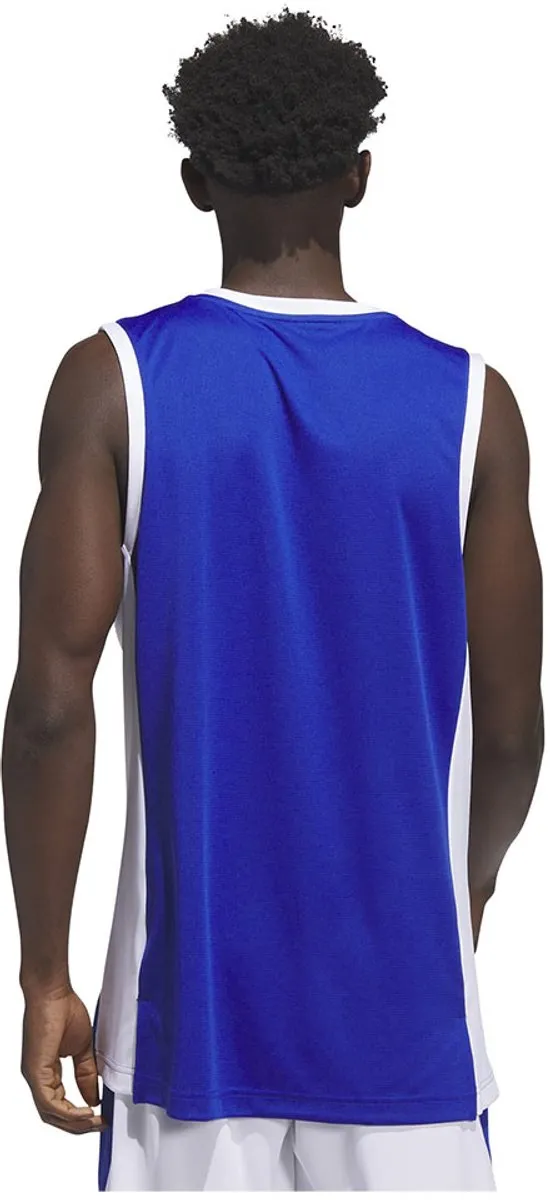 Adidas 3G Speed Reversible Basketball T-shirt - Blauw S