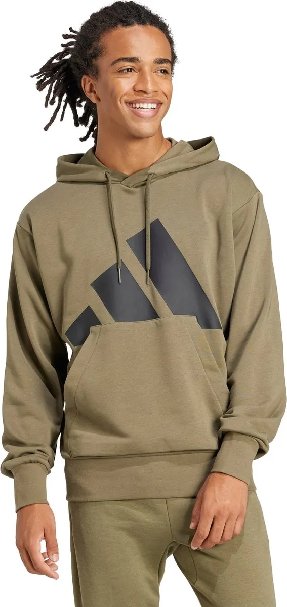 adidas Essentials Big Logo French Terry Hoodie JE8892 - Groen